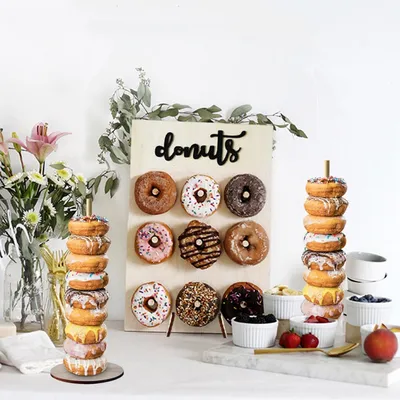 Acrylic Donut Stand Party Decor Acrylic Donut Stand Party Decor