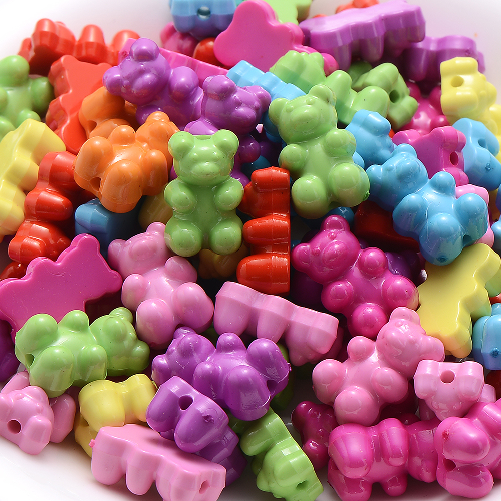 Acrylic Gummy Bear Beads (30pcs) Acrylic Gummy Bear Beads (30pcs)