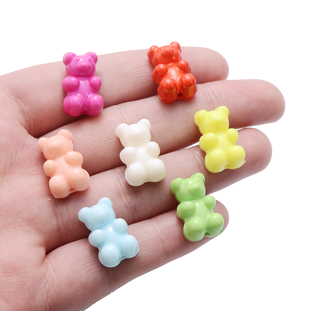 Acrylic Gummy Bear Beads (30pcs) Acrylic Gummy Bear Beads (30pcs)