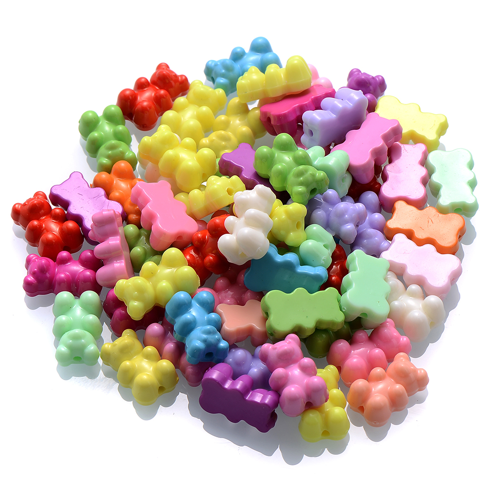 Acrylic Gummy Bear Beads (30pcs) Acrylic Gummy Bear Beads (30pcs)