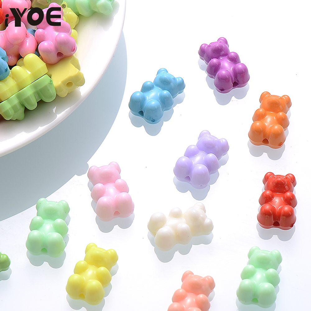 Acrylic Gummy Bear Beads (30pcs) Acrylic Gummy Bear Beads (30pcs)