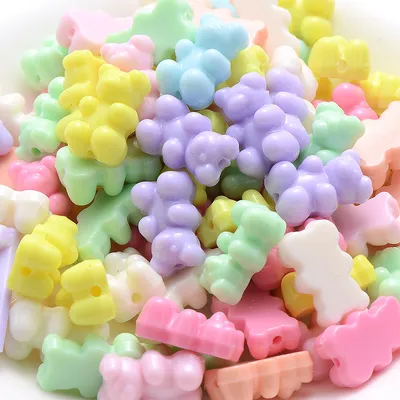 Acrylic Gummy Bear Beads (30pcs) Acrylic Gummy Bear Beads (30pcs)