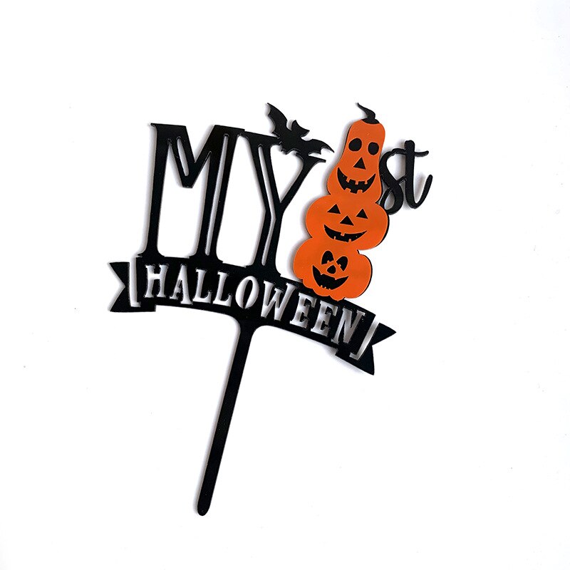 Acrylic Halloween Cupcake Topper Acrylic Halloween Cupcake Topper