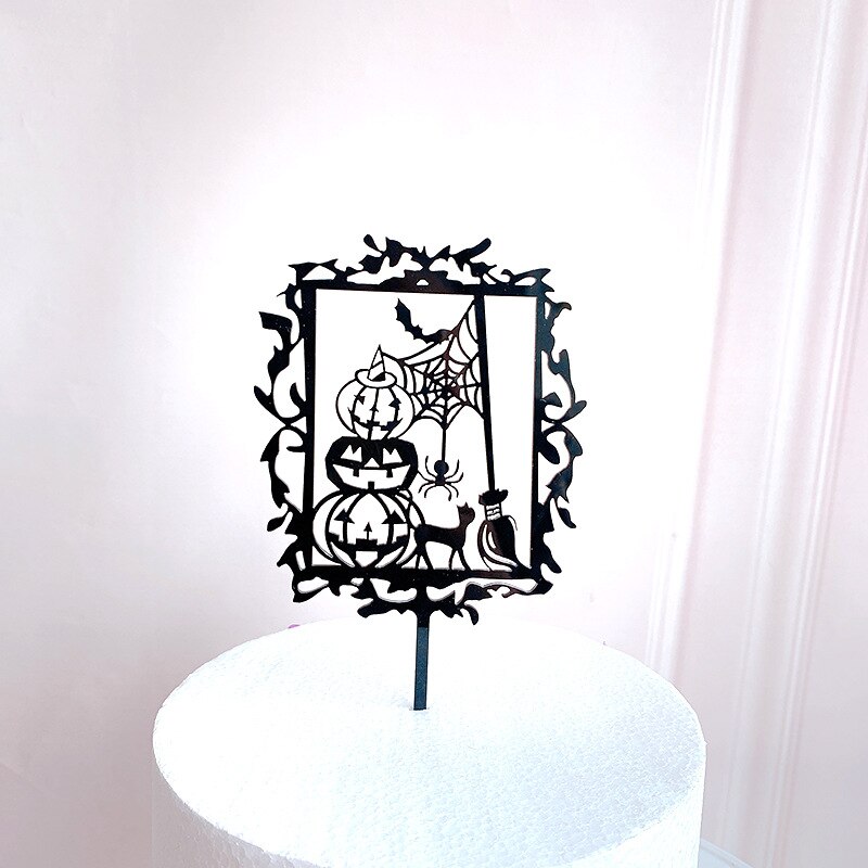 Acrylic Halloween Cupcake Topper Acrylic Halloween Cupcake Topper