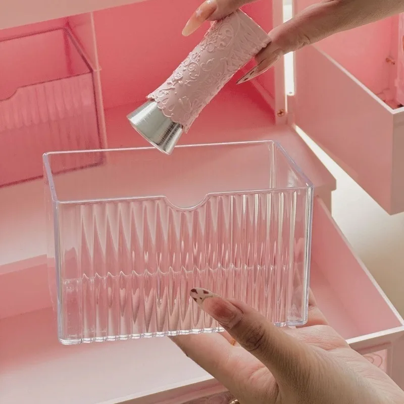 Acrylic Jewelry Display Boxes Necklace Rings Storage Case Large Capacity Jewellery Packaging Box Necklace Organizer
