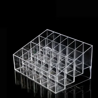 Acrylic Lipstick Holder 24 Grid Organizer Acrylic Lipstick Holder 24 Grid Organizer