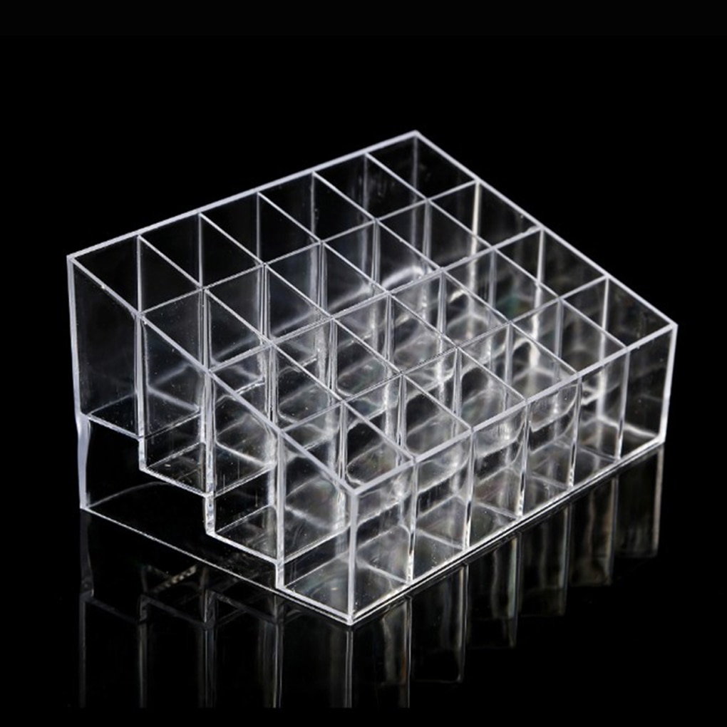 Acrylic Lipstick Holder 24 Grid Organizer Acrylic Lipstick Holder 24 Grid Organizer