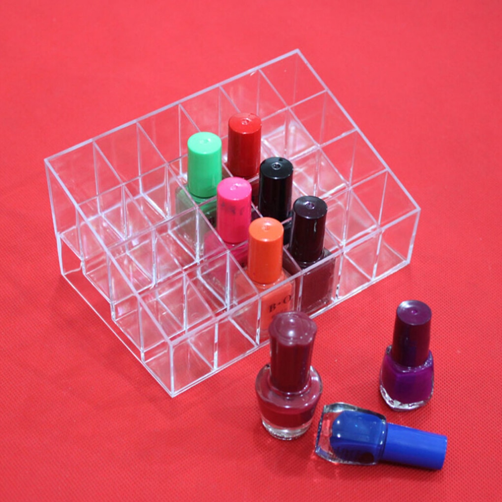 Acrylic Lipstick Holder 24 Grid Organizer Acrylic Lipstick Holder 24 Grid Organizer