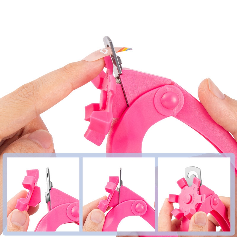 Acrylic Nail Clipper Adjustable Stainless Steel Cutter Trimmer for Nail Art Beauty Salon Tool Manicure Project