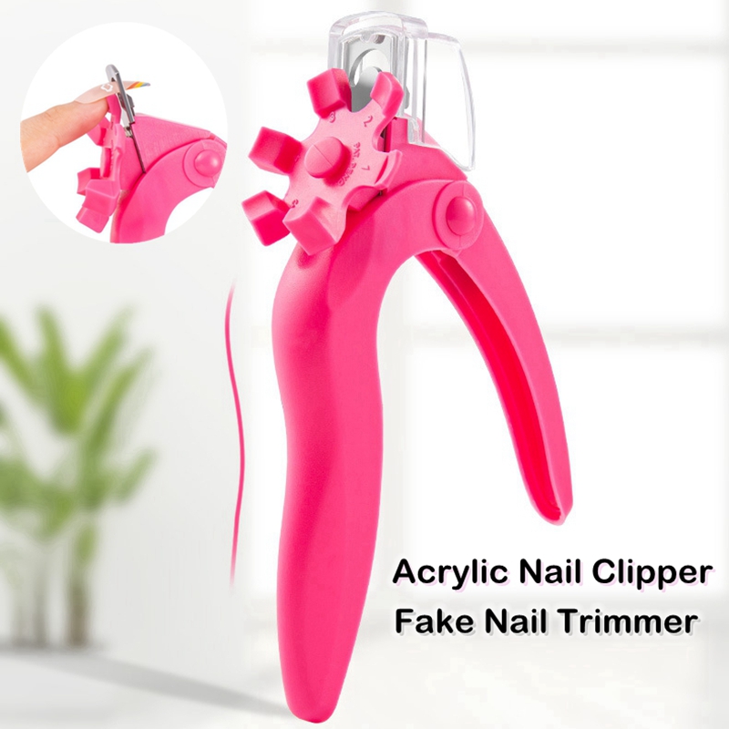 Acrylic Nail Clipper Adjustable Stainless Steel Cutter Trimmer for Nail Art Beauty Salon Tool Manicure Project Acrylic Nail Clipper Adjustable Stainless Steel Cutter Trimmer for Nail Art Beauty Salon Tool Manicure Project