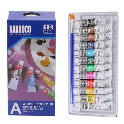 Acrylic Paint Set Art Painting (12 Colors) Acrylic Paint Set Art Painting (12 Colors)