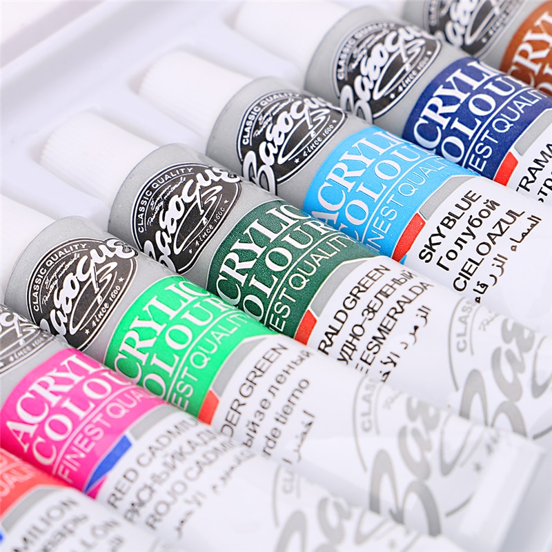Acrylic Paint Set Art Painting (12 Colors) Acrylic Paint Set Art Painting (12 Colors)