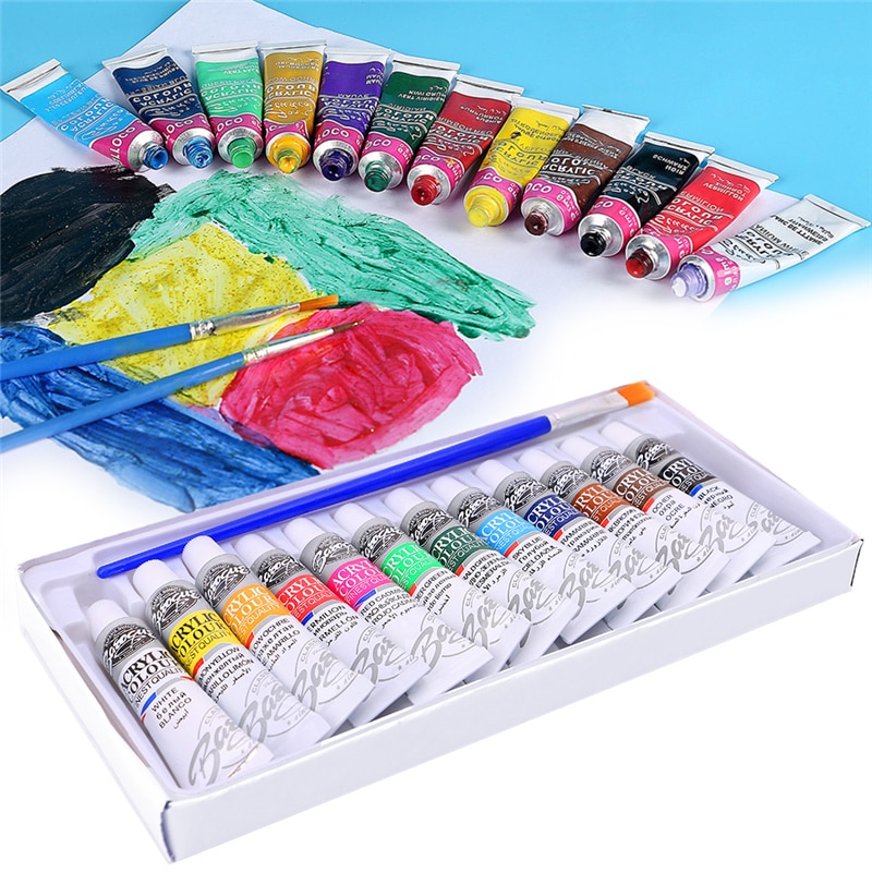 Acrylic Paint Set Art Painting (12 Colors) Acrylic Paint Set Art Painting (12 Colors)