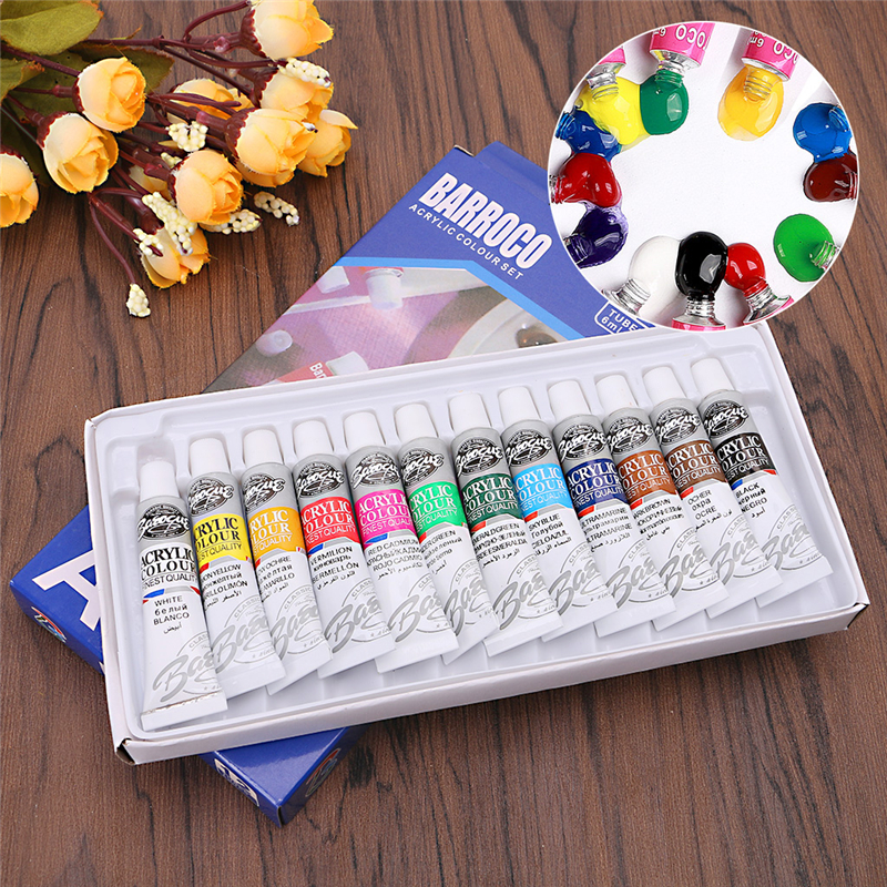 Acrylic Paint Set Art Painting (12 Colors) Acrylic Paint Set Art Painting (12 Colors)