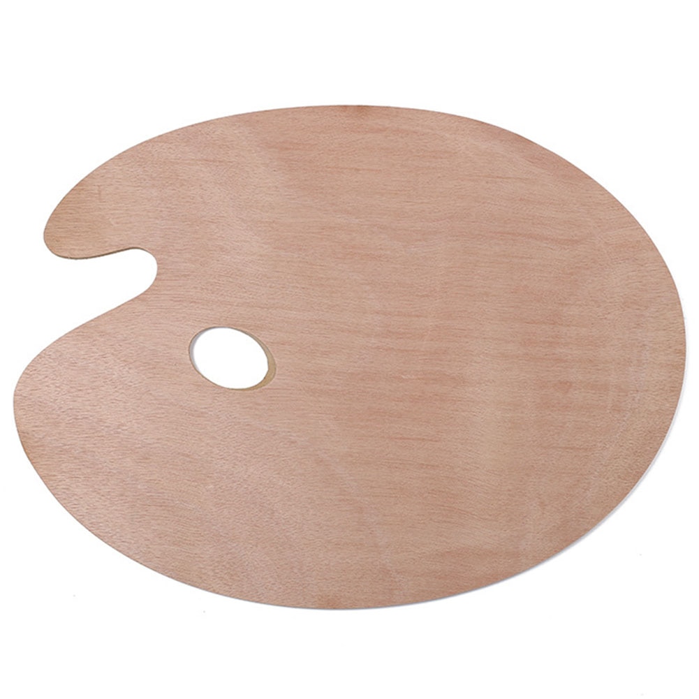 Acrylic Palette Wooden Painting Tray