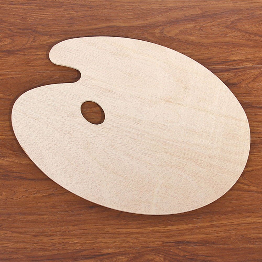 Acrylic Palette Wooden Painting Tray