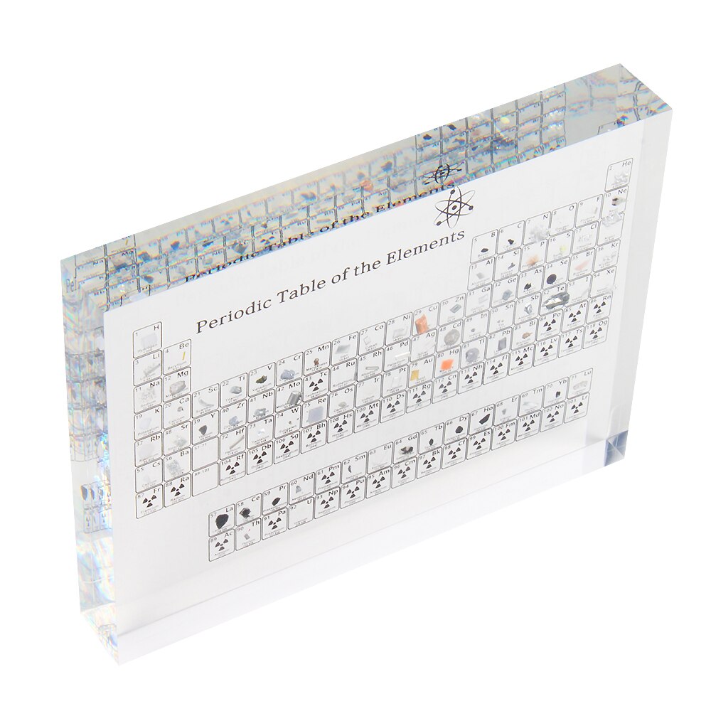 Acrylic Periodic Table with Real Elements Acrylic Periodic Table with Real Elements