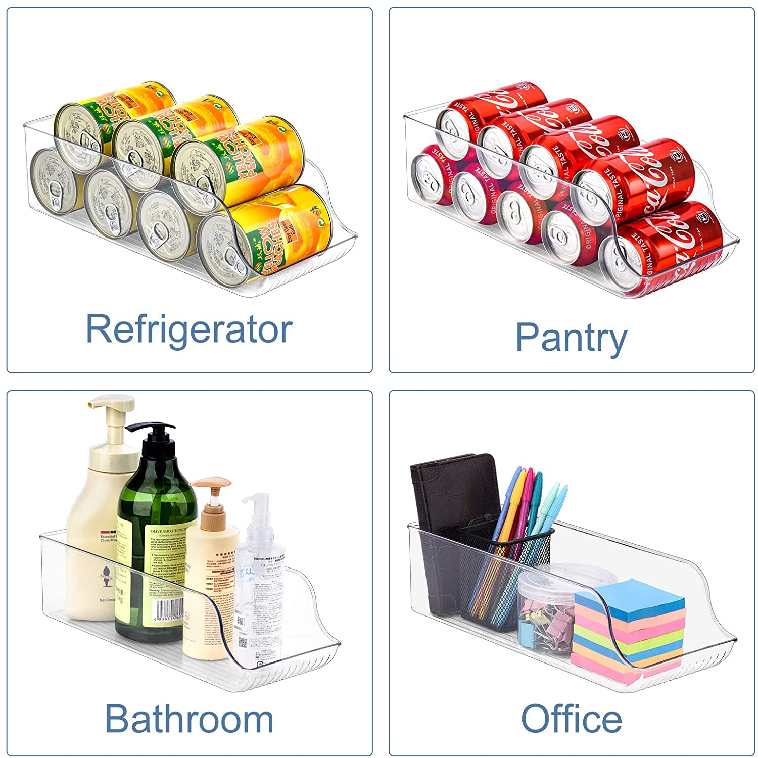 Acrylic Stackable Soda Can Organizer Acrylic Stackable Soda Can Organizer