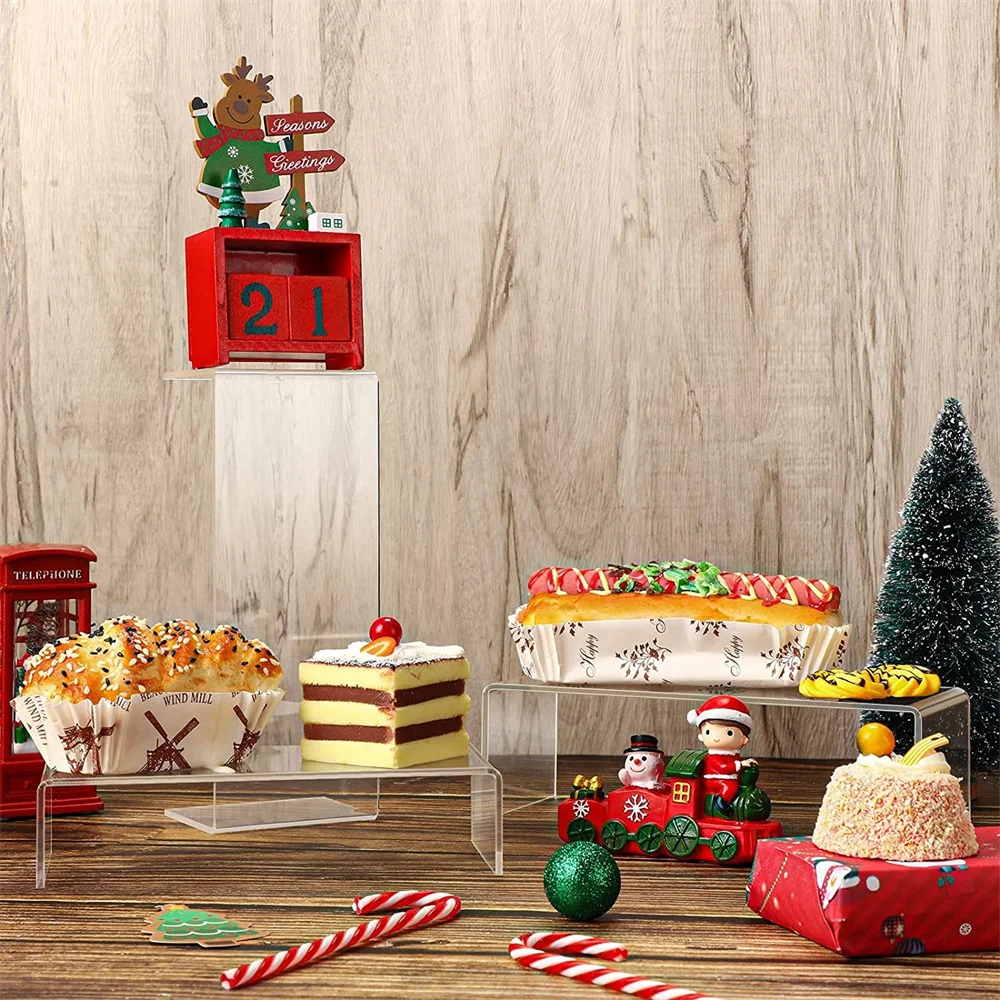 Acrylic Transparent Cupcake Stands (5Pcs)