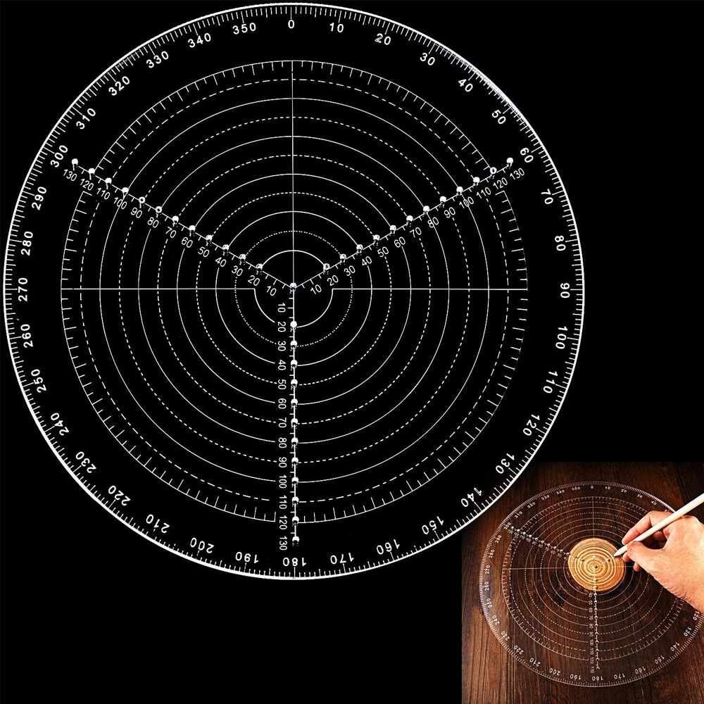 Acrylic Woodworking Center Finder