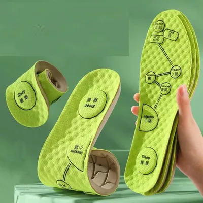 Acupressure on Foot Insoles For Shoes Breathable Deodorant Sport Insoles for Medical Comfortable Running Shoe Sole Acupressure on Foot Insoles For Shoes Breathable Deodorant Sport Insoles for Medical Comfortable Running Shoe Sole