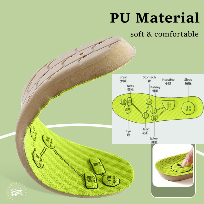 Acupressure on Foot Insoles For Shoes Breathable Deodorant Sport Insoles for Medical Comfortable Running Shoe Sole Acupressure on Foot Insoles For Shoes Breathable Deodorant Sport Insoles for Medical Comfortable Running Shoe Sole