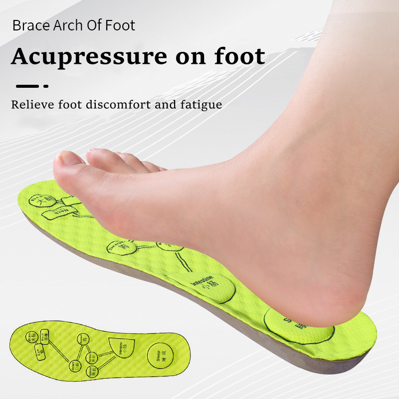 Acupressure on Foot Insoles For Shoes Breathable Deodorant Sport Insoles for Medical Comfortable Running Shoe Sole Acupressure on Foot Insoles For Shoes Breathable Deodorant Sport Insoles for Medical Comfortable Running Shoe Sole