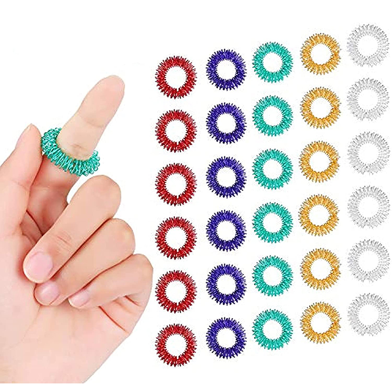 Acupressure Rings for Fingers (15Pcs)