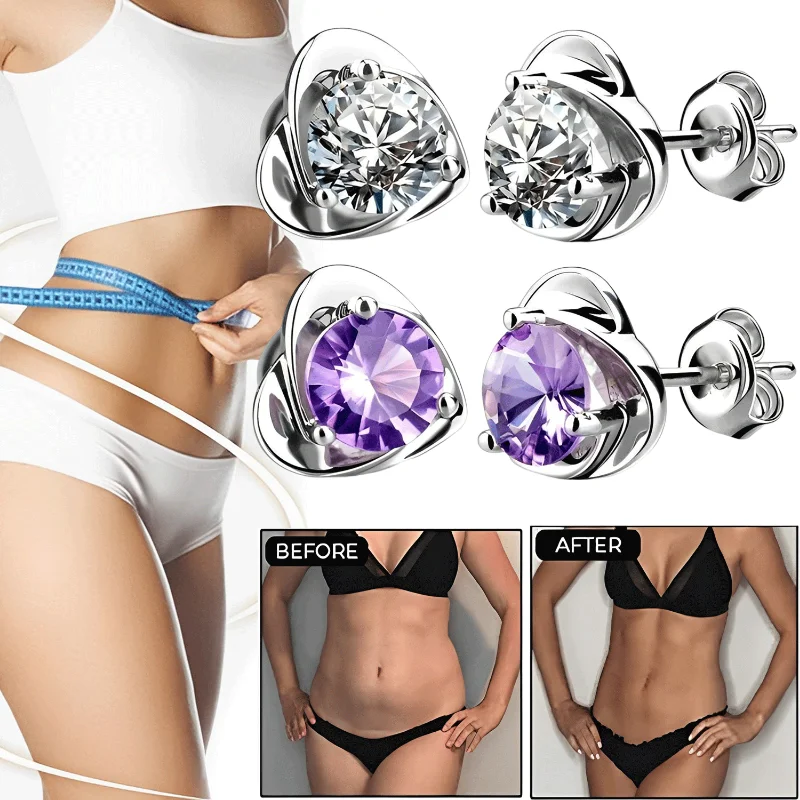 Acupressure Slimming Earrings Healthcare Weight Loss Stud Earring Healthy Stimulating Acupoints Gallstone Clip Magnetic Acupressure Slimming Earrings Healthcare Weight Loss Stud Earring Healthy Stimulating Acupoints Gallstone Clip Magnetic