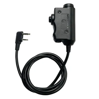 Adapter Airsoft Tactical Headset Kenwood(for baofeng) Plug Tactical Headset Accessory