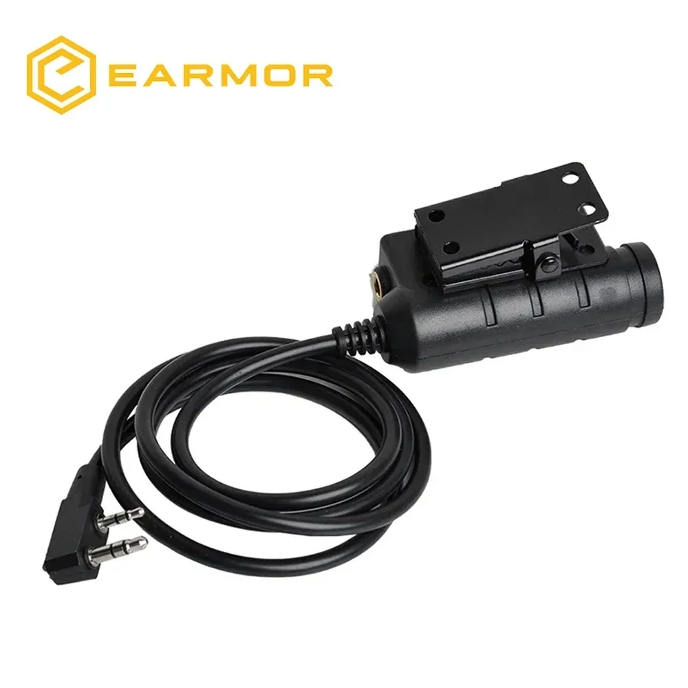 Adapter Airsoft Tactical Headset Kenwood(for baofeng) Plug Tactical Headset Accessory