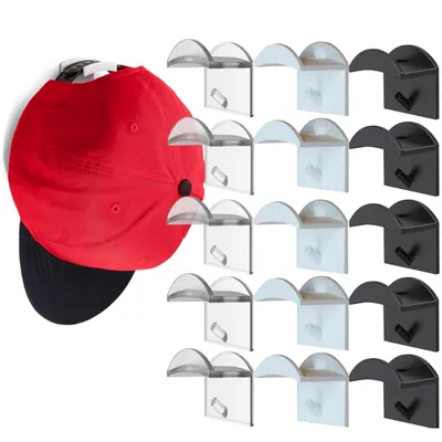 Adhesive Hat Display Hooks (4 Pcs) Adhesive Hat Display Hooks (4 Pcs)