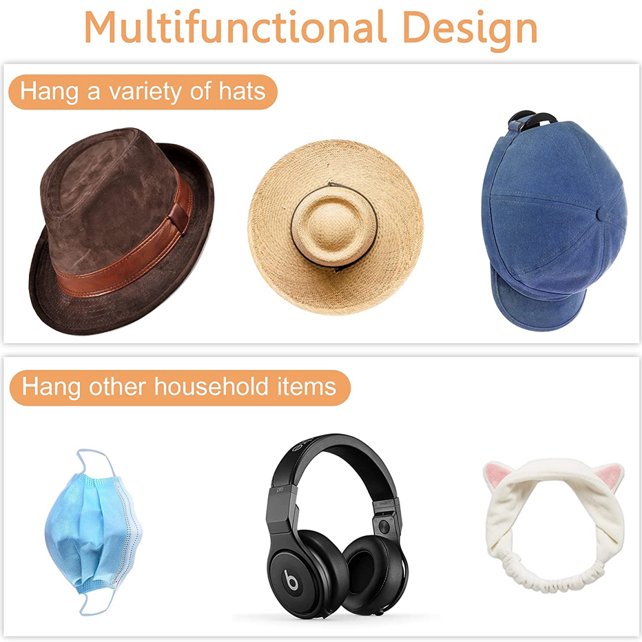 Adhesive Hat Display Hooks (4 Pcs) Adhesive Hat Display Hooks (4 Pcs)