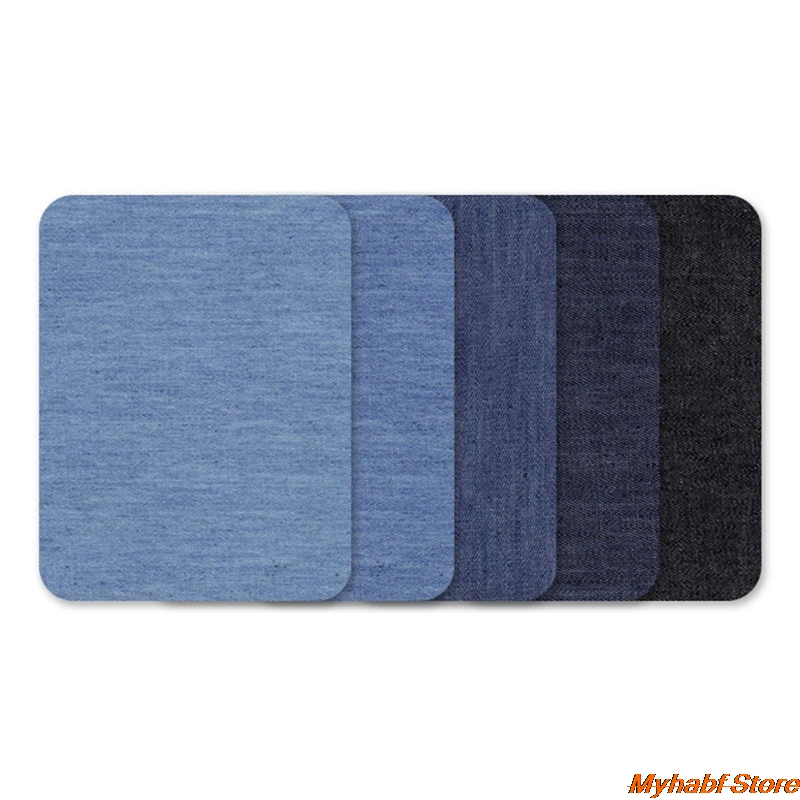 Adhesive Iron On Denim Patches (5pcs)