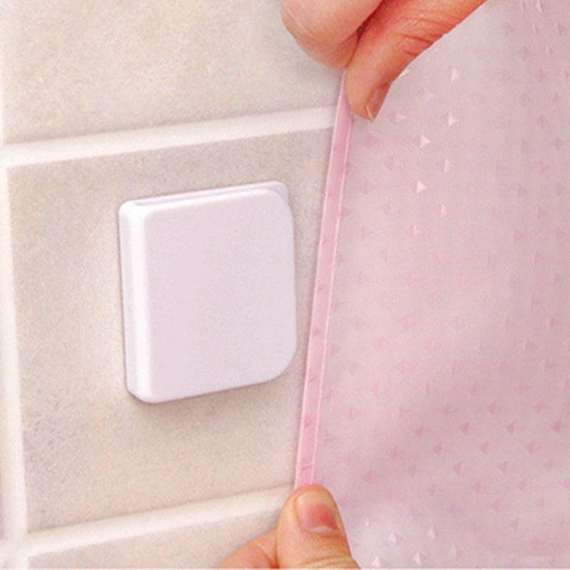 Adhesive Shower Curtain Clips (2pcs) Adhesive Shower Curtain Clips (2pcs)