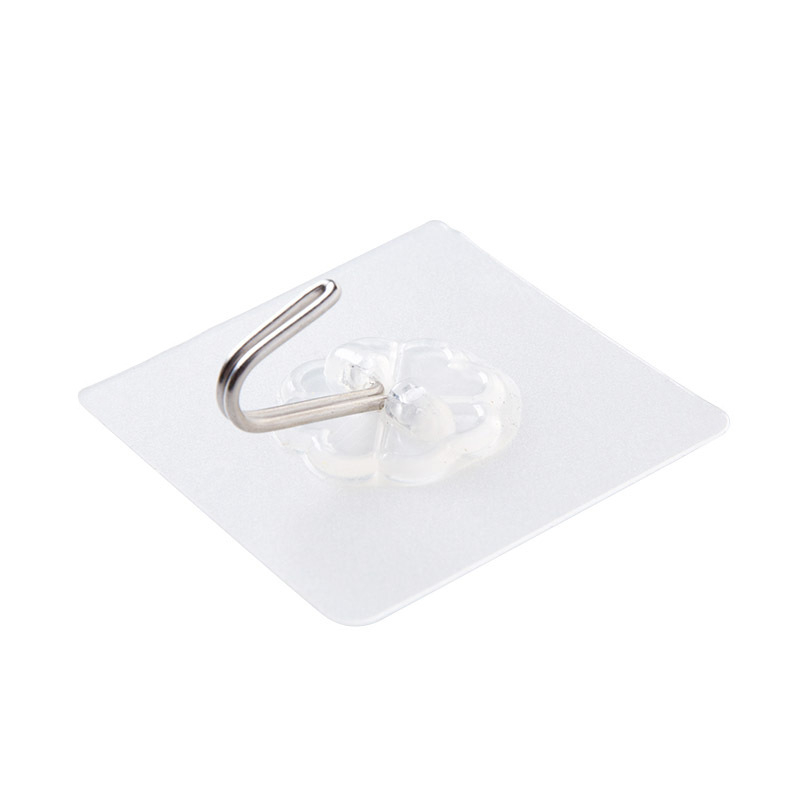Adhesive Wall Hooks Transparent Hooks (10pcs.) Adhesive Wall Hooks Transparent Hooks (10pcs.)