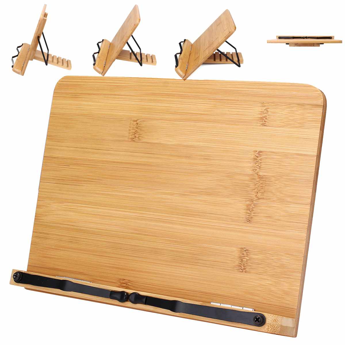 Adjustable Bamboo Book Stand Adjustable Bamboo Book Stand