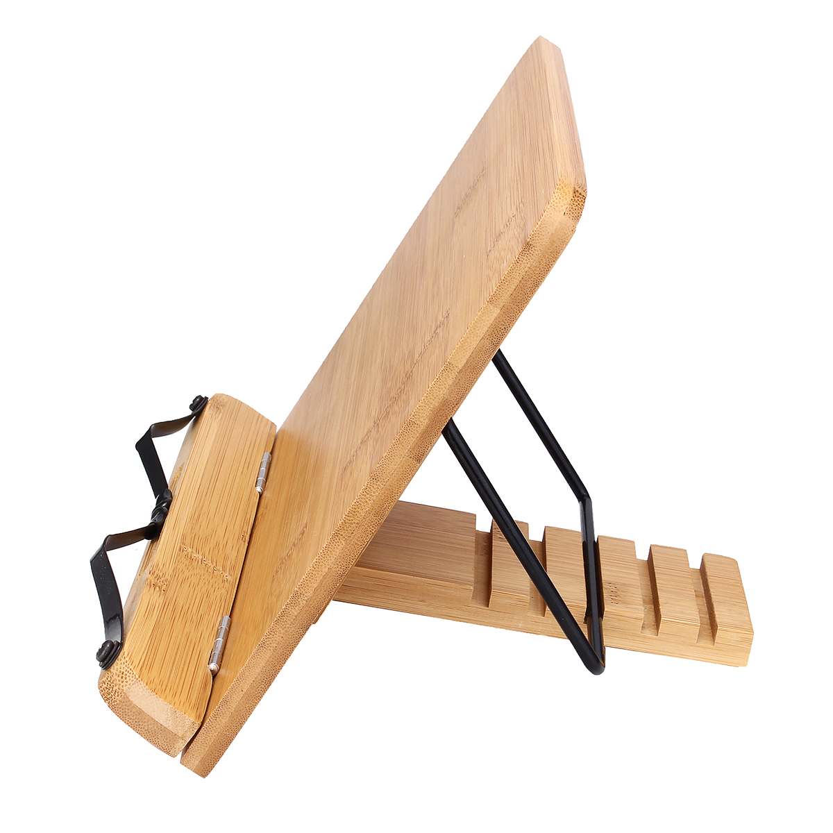 Adjustable Bamboo Book Stand
