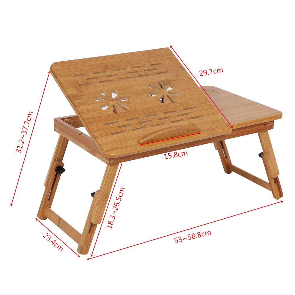 Adjustable Bamboo Laptop Table Adjustable Bamboo Laptop Table