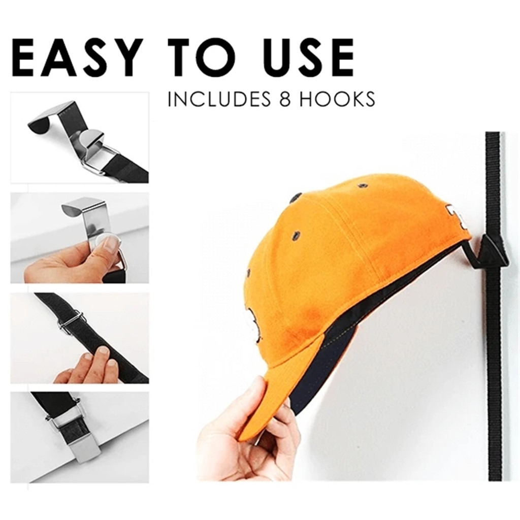 Adjustable Baseball Cap Hanger Adjustable Baseball Cap Hanger