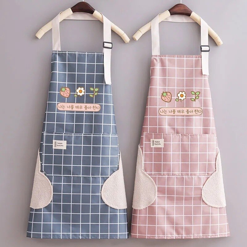 Adjustable Bib Apron with Pocket