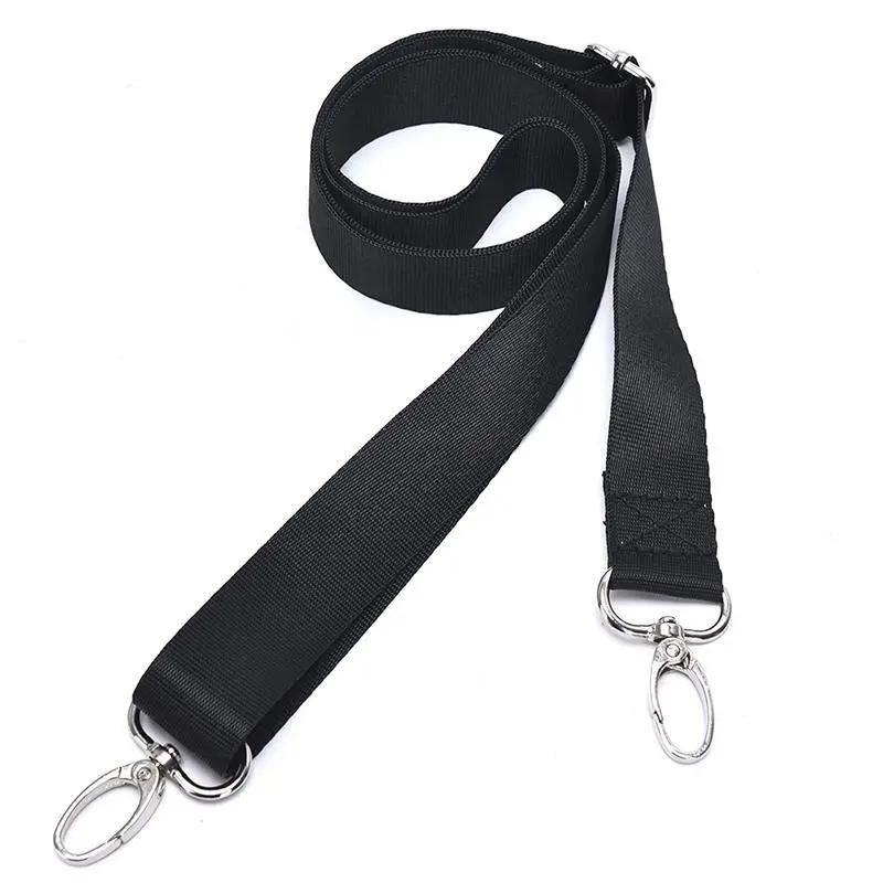 Adjustable Black Nylon Bag Strap
