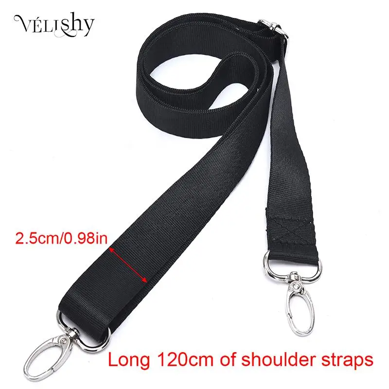 Adjustable Black Nylon Bag Strap Adjustable Black Nylon Bag Strap