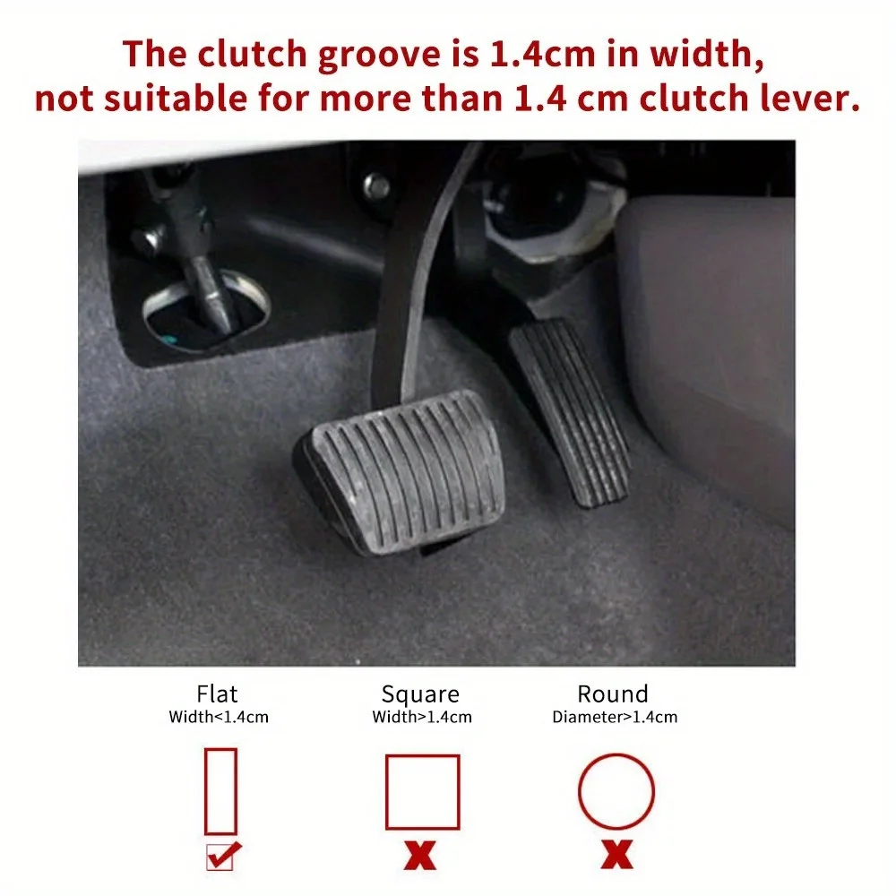Adjustable Brake Pedal Lock with 2 Keys – Heavy Duty Stainless Steel 8-Hole Anti-Theft for Vehicles, Universal Security Adjustable Brake Pedal Lock with 2 Keys – Heavy Duty Stainless Steel 8-Hole Anti-Theft for Vehicles, Universal Security