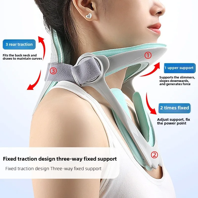 Adjustable Cervical Traction Device Posture Corrector Cervical Collar Neck Braces Support Stretcher Spine Protector Adjustable Cervical Traction Device Posture Corrector Cervical Collar Neck Braces Support Stretcher Spine Protector
