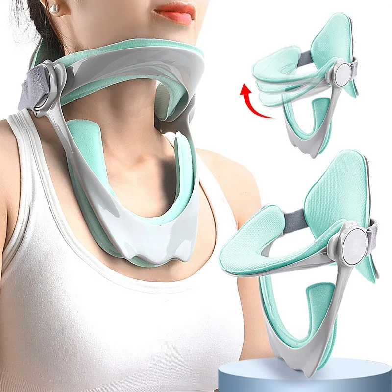 Adjustable Cervical Traction Device Posture Corrector Cervical Collar Neck Braces Support Stretcher Spine Protector Adjustable Cervical Traction Device Posture Corrector Cervical Collar Neck Braces Support Stretcher Spine Protector
