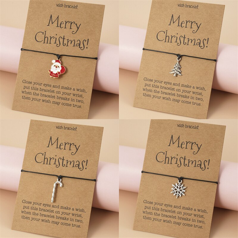 Adjustable Christmas Charm Bracelet Adjustable Christmas Charm Bracelet