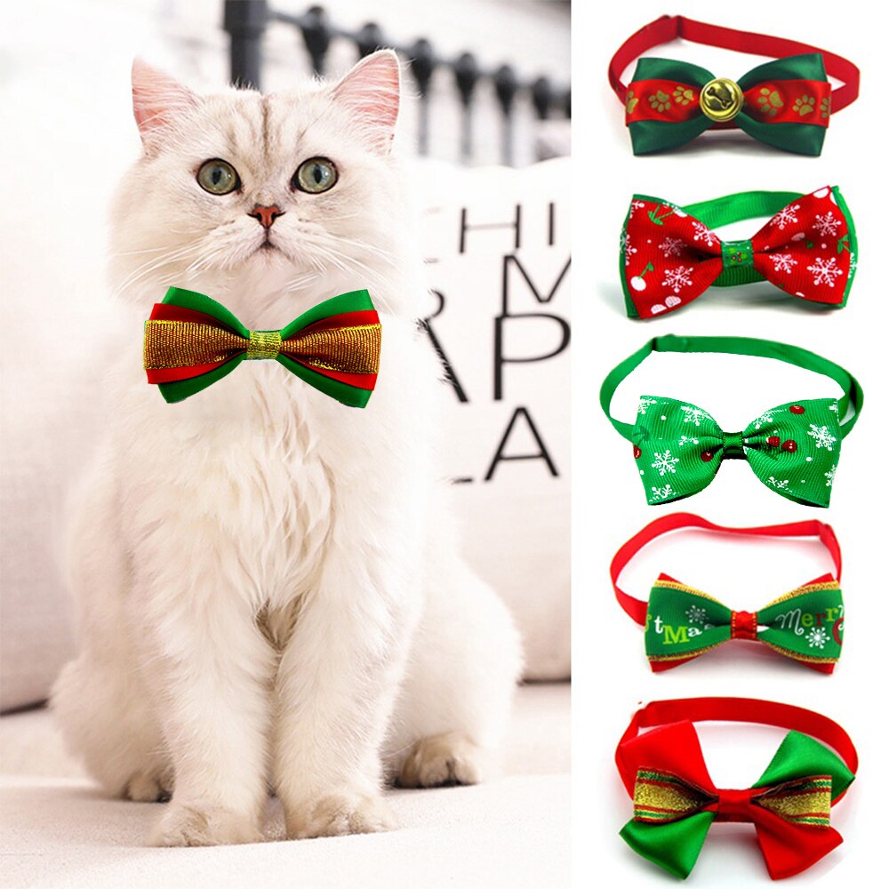 Adjustable Christmas Dog Bow Tie Adjustable Christmas Dog Bow Tie