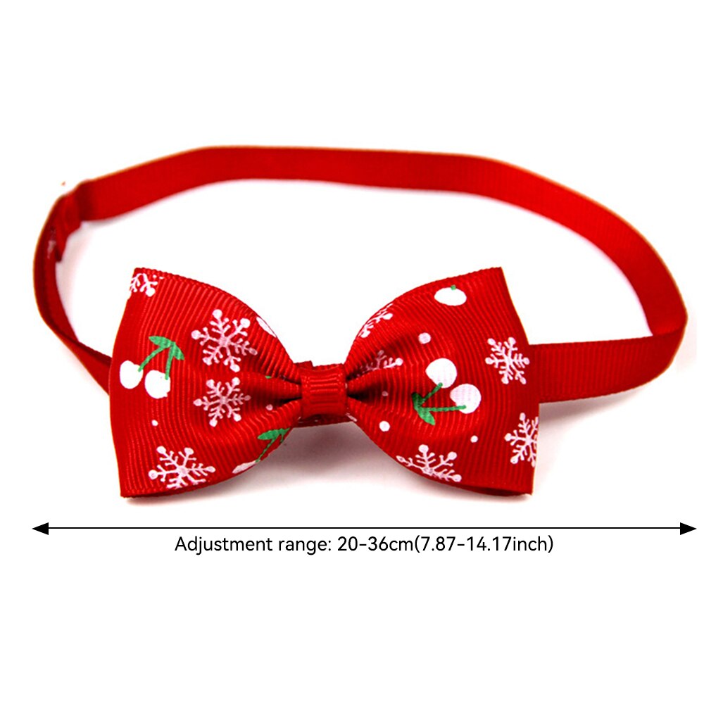 Adjustable Christmas Dog Bow Tie Adjustable Christmas Dog Bow Tie