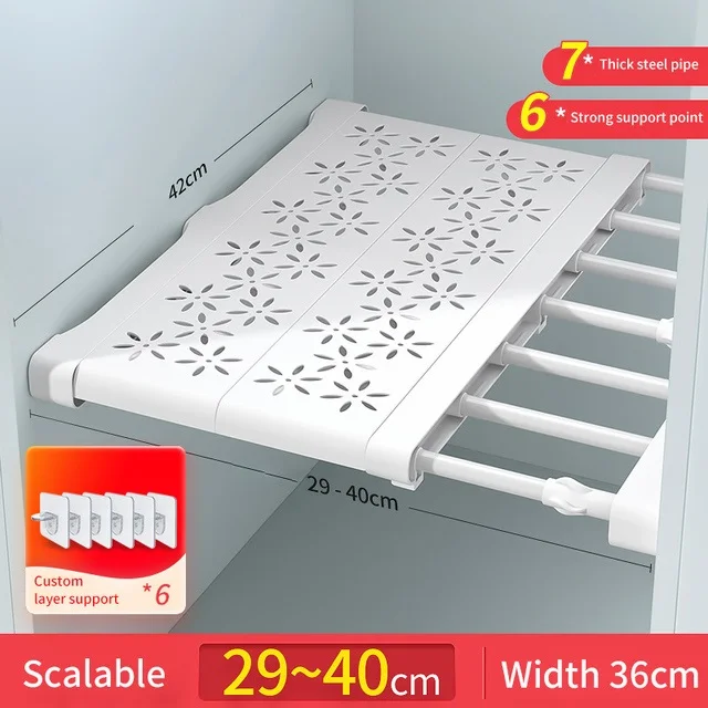 Adjustable Closet Organizer Kitchen Storage Shelves Space Saving Wardrobe Wall Mounted Rack Home Appliance Cabinet Adjustable Closet Organizer Kitchen Storage Shelves Space Saving Wardrobe Wall Mounted Rack Home Appliance Cabinet